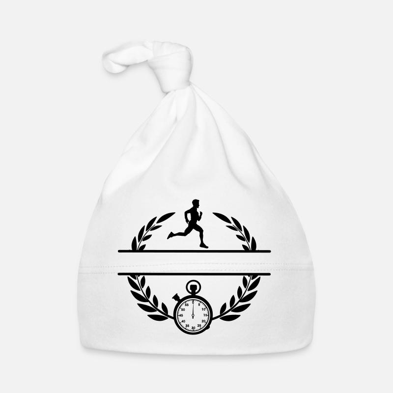 Stopwatch runner Organic Baby Cap