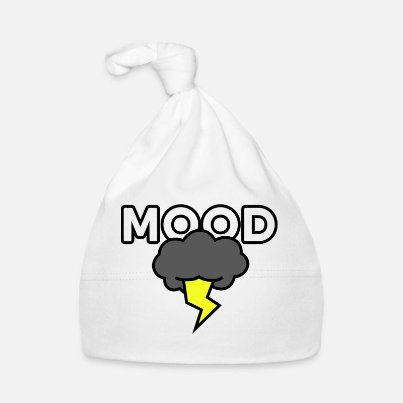 Dark Thunder Cloud - MOOD: Dessin numérique Bonnet bio Bébé