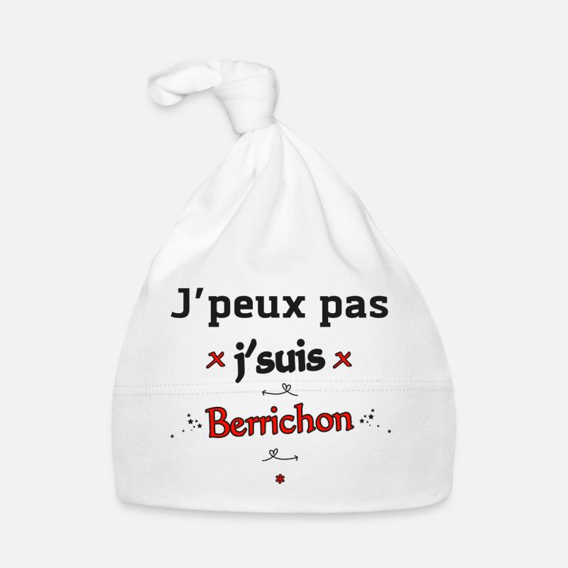 Ich kann nicht, ich bin Berrichon Baby Bio-Mütze