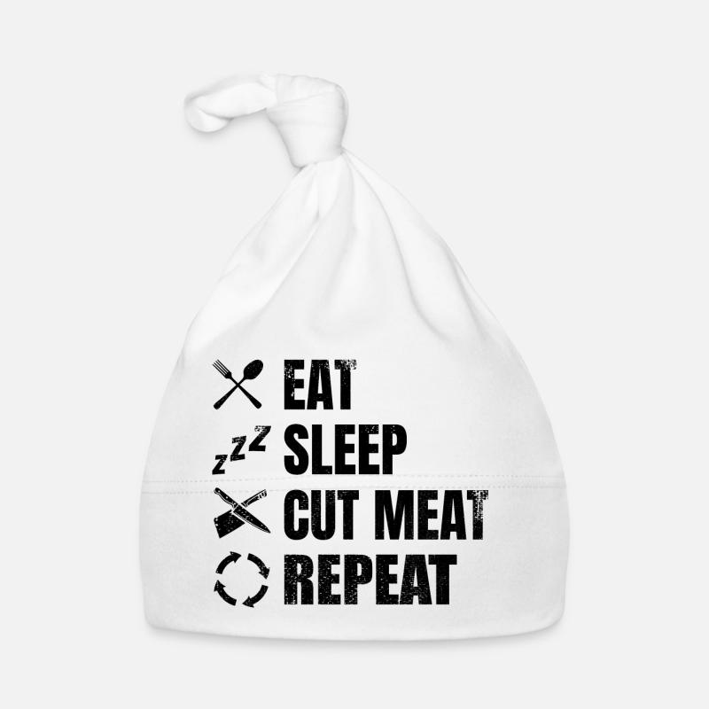 Metzger Spruch Baby Bio-Mütze