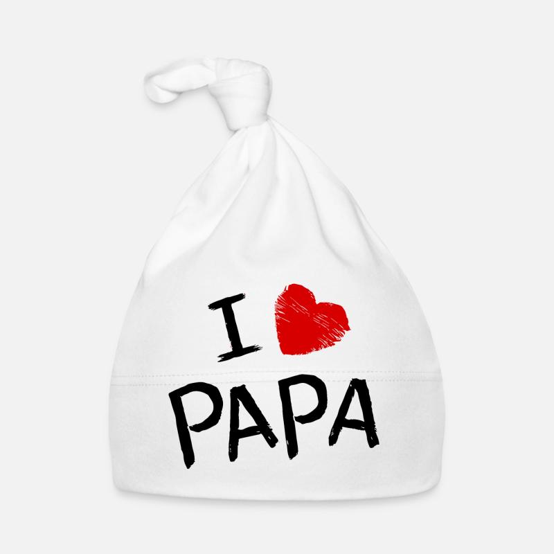 Ich liebe Papa Baby Bio-Mütze