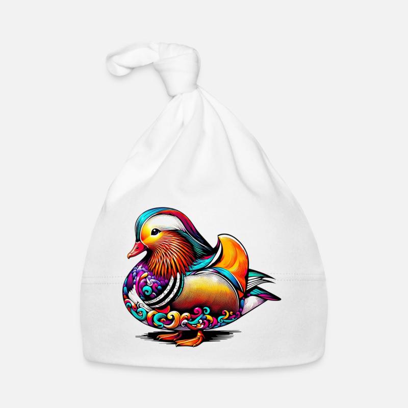 Mandarin duck Organic Baby Cap