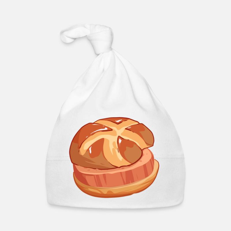 Comic Leberkäs Leberkäse Fleischkäse Buns Organic Baby Cap