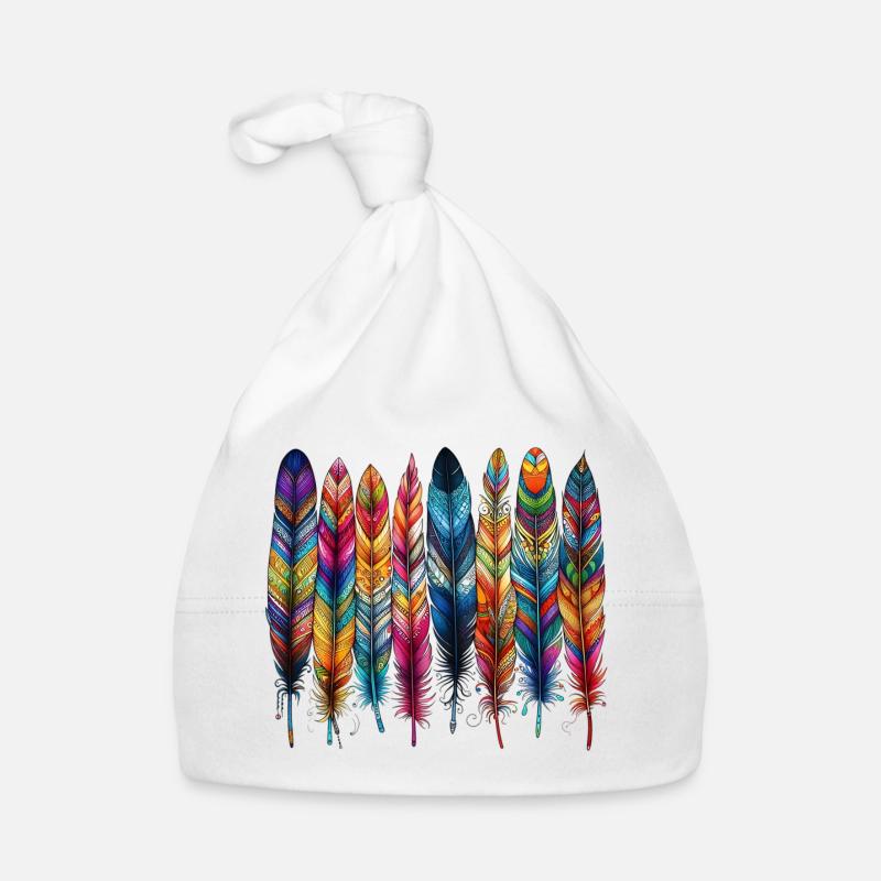 Feder Baby Bio-Mütze