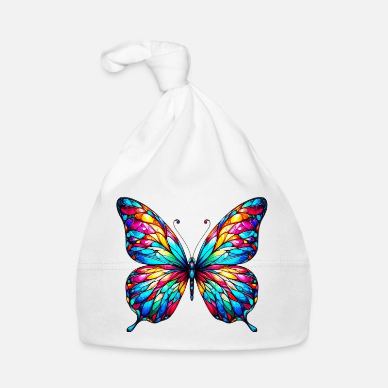 Butterfly Organic Baby Cap