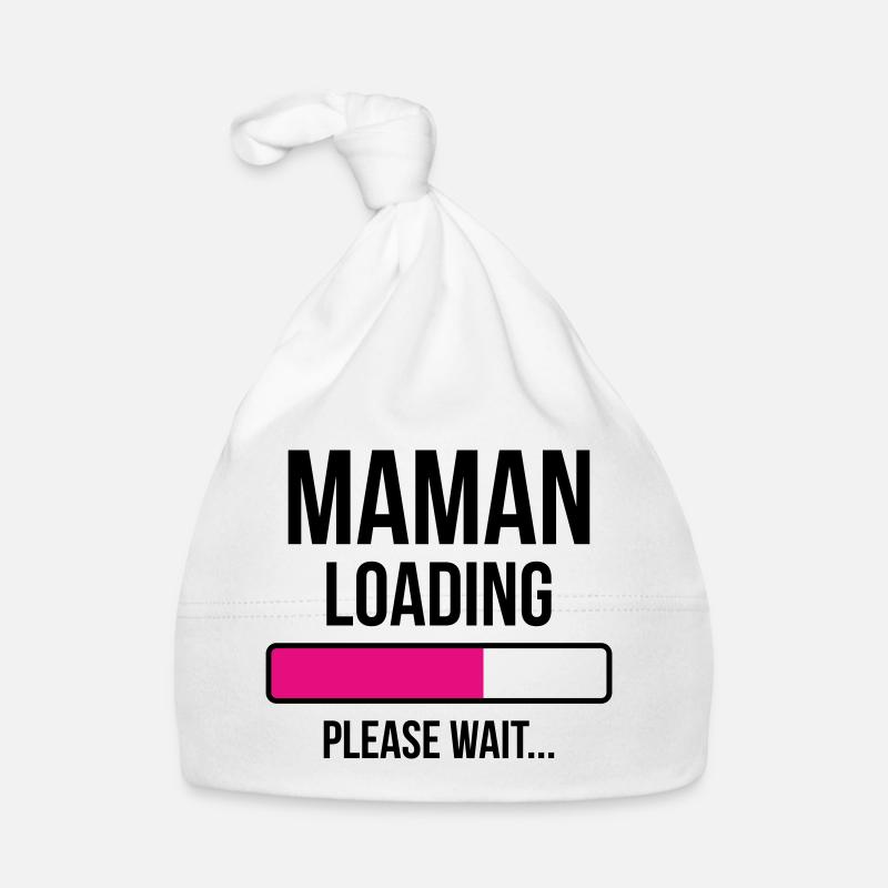 Maman loading... Please Wait - Future Mère Bonnet bio Bébé