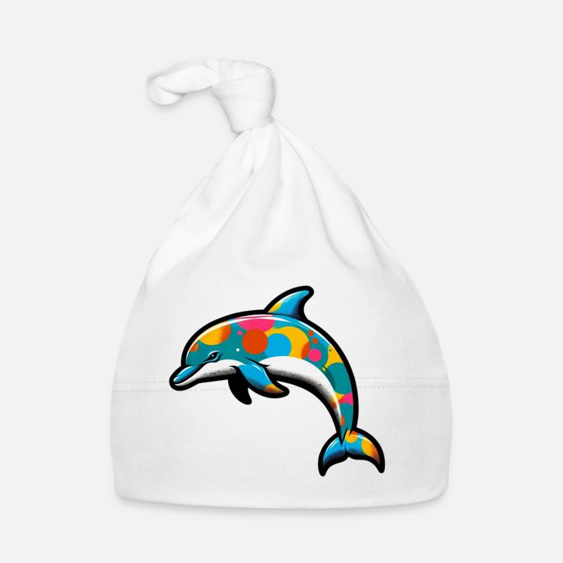 Delfin Baby Bio-Mütze