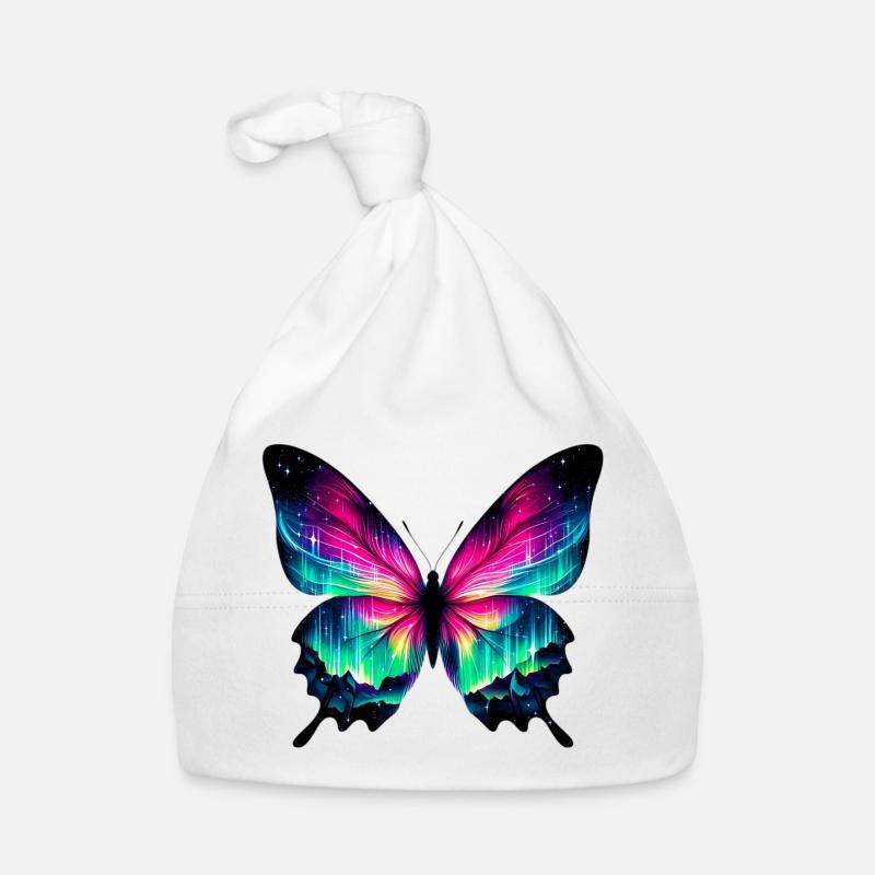 Schmetterling Baby Bio-Mütze