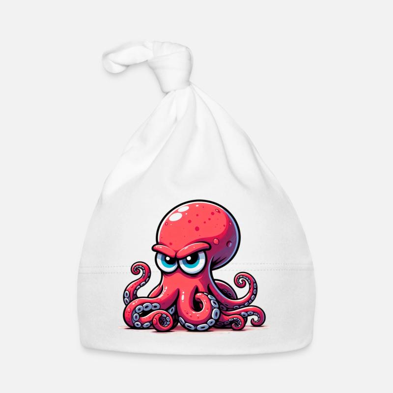 Krake Baby Bio-Mütze