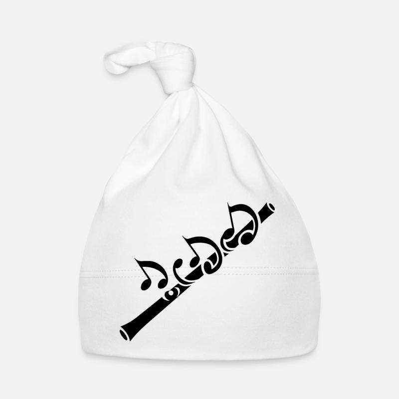 Flute music Organic Baby Cap