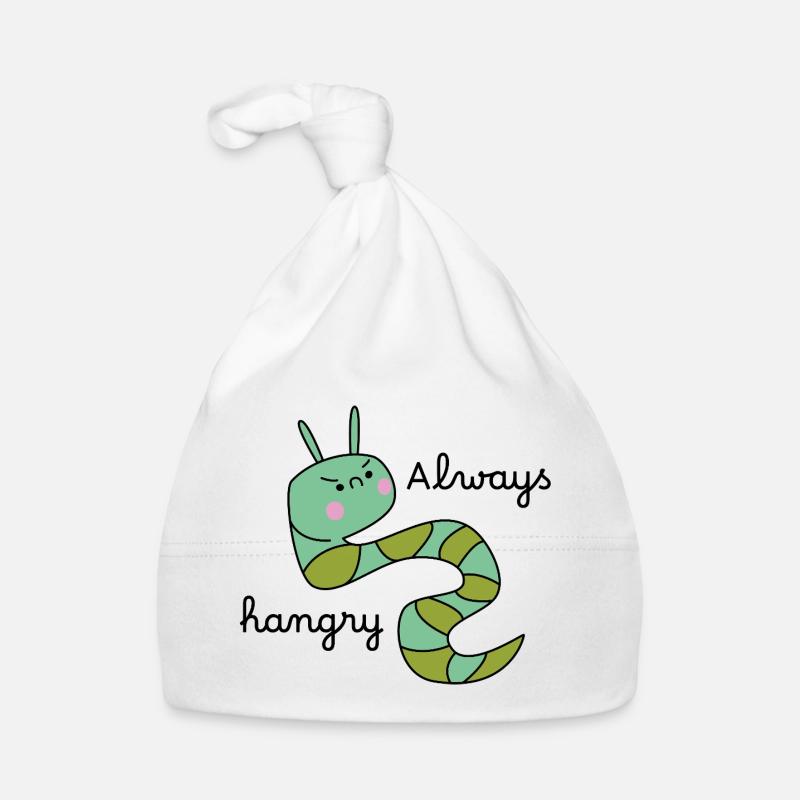 Grumpy Caterpillar – Lustige Cartoon-Raupe Baby Bio-Mütze