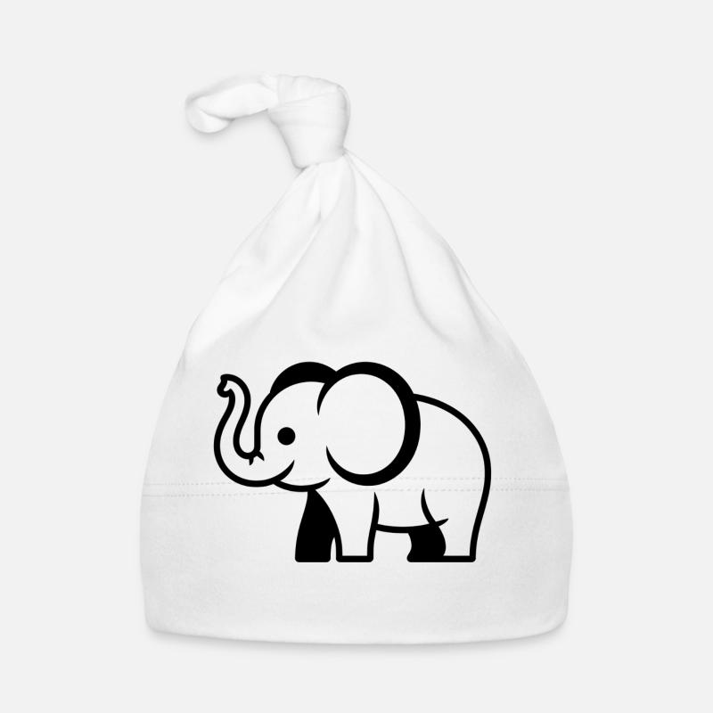 Elefant Baby Bio-Mütze