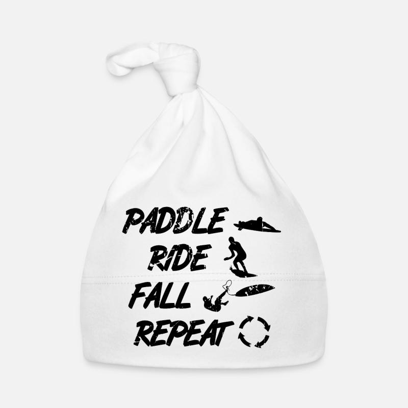 Surf trainer saying Organic Baby Cap