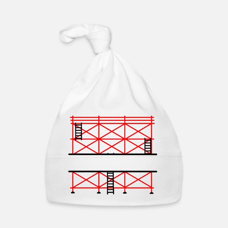 Scaffolding banner for scaffolding builder Organic Baby Cap