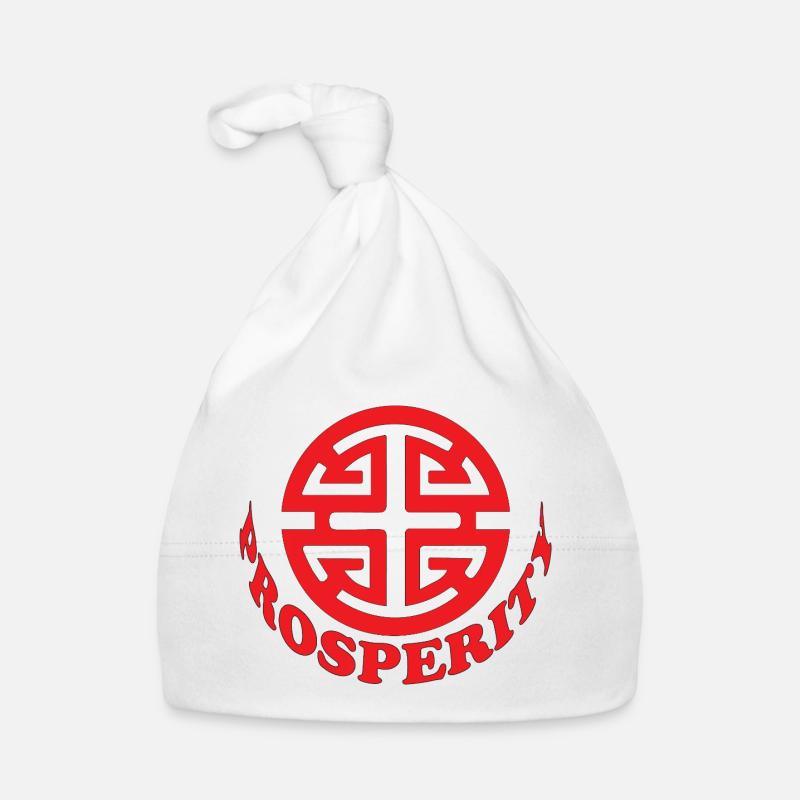 Prosperity Symbol Organic Baby Cap
