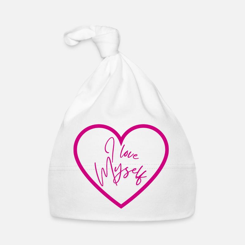 Ich liebe mich Baby Bio-Mütze
