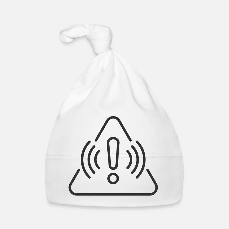 Warning Alert Icon – Triangle With Exclamation Mar Organic Baby Cap