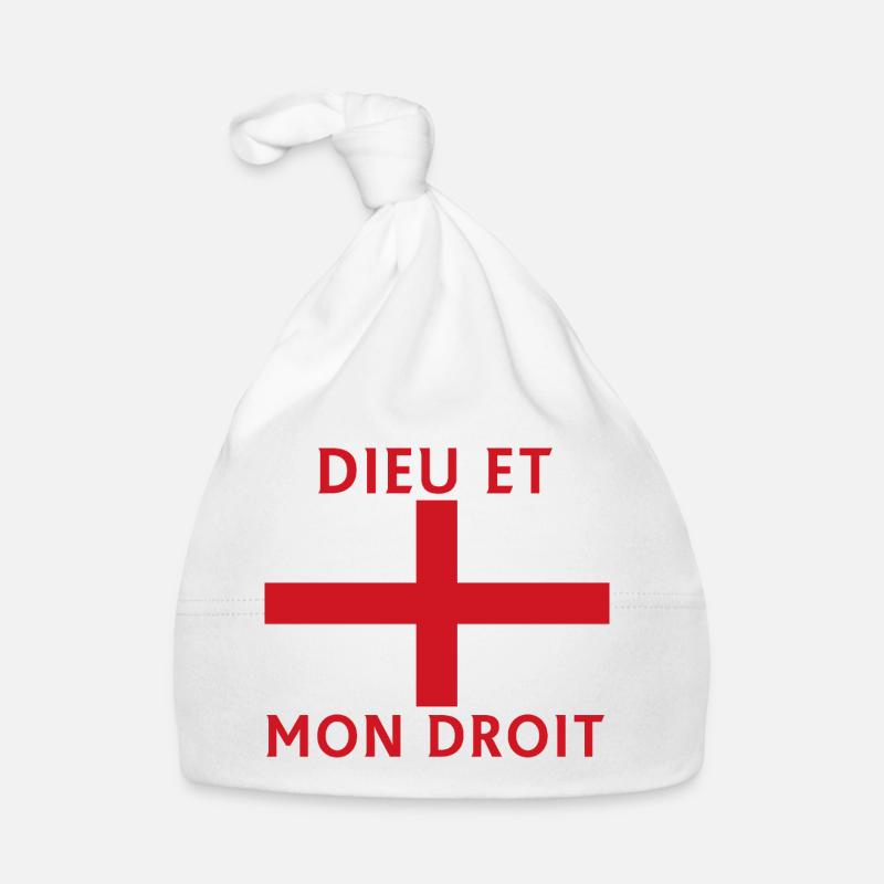 Voix croisée avec drapeau français Bonnet bio Bébé