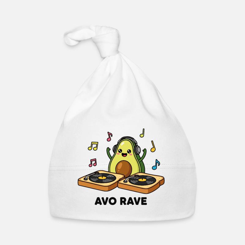 DJ Avocado Baby Bio-Mütze