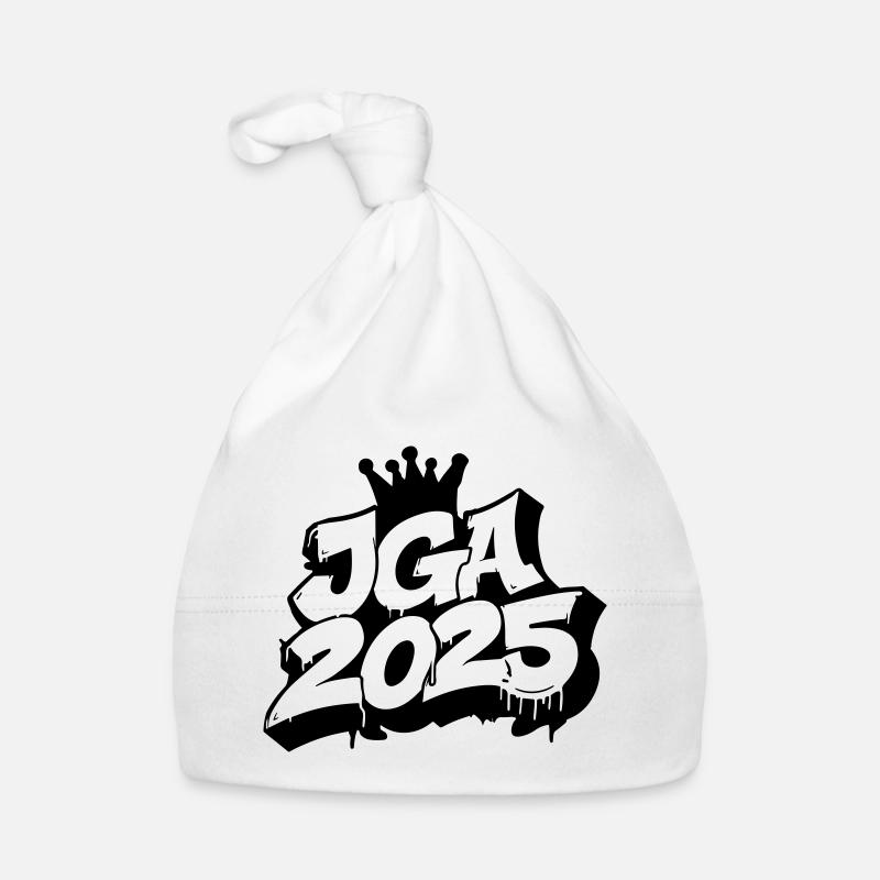 Jga 2025 Enterrement de vie de garçon Graffiti Bonnet bio Bébé