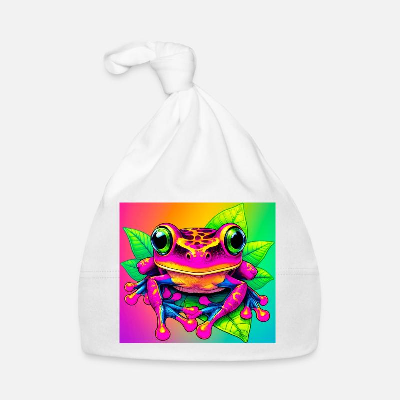 Frosch Baby Bio-Mütze
