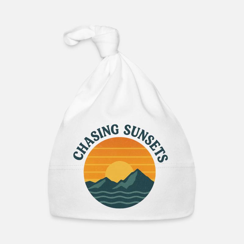 Chasing Sunsets Organic Baby Cap