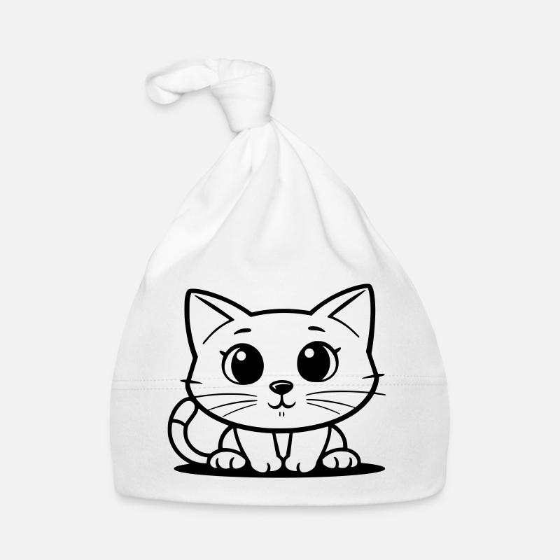 Midnight Emblem Silhouette Organic Baby Cap