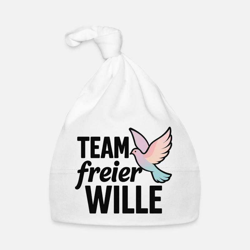 Team Freedom Dove Gradient Organic Baby Cap