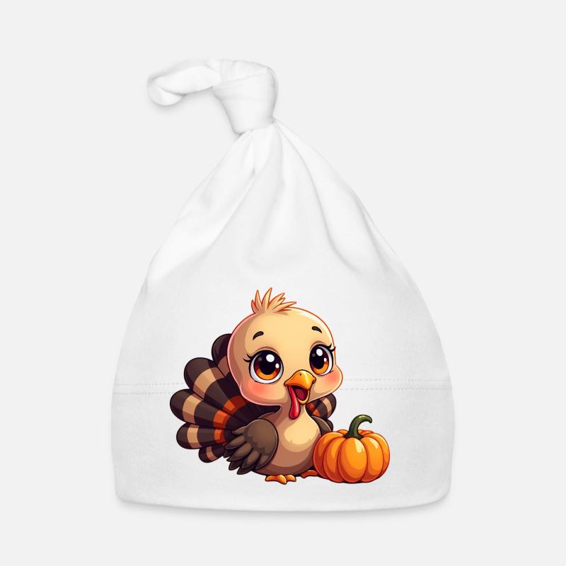 Bébé dinde de Thanksgiving Bonnet bio Bébé