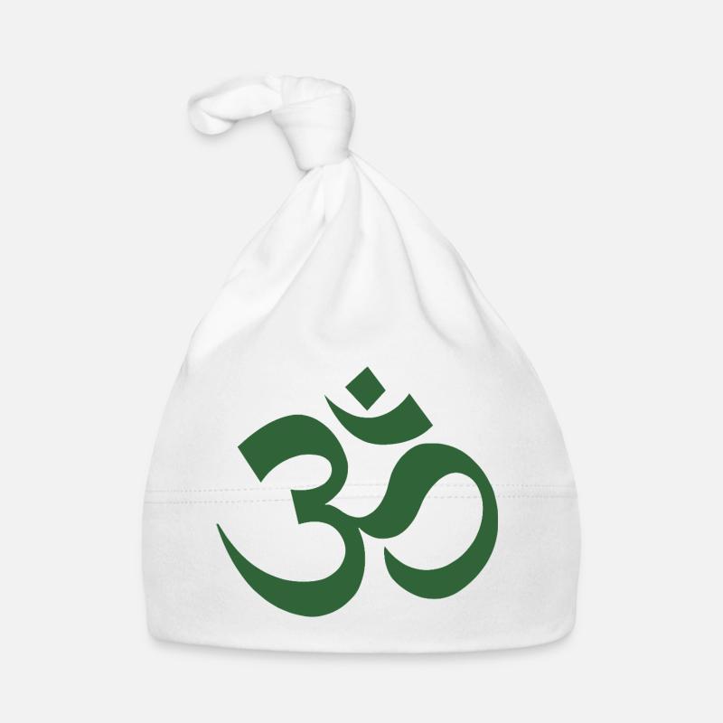 Symbole Om Modèle du Dharma Bonnet bio Bébé
