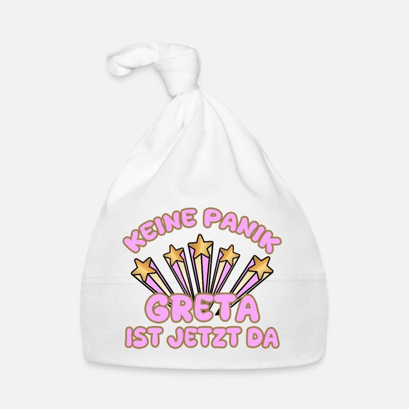 Woman's name Greta Organic Baby Cap