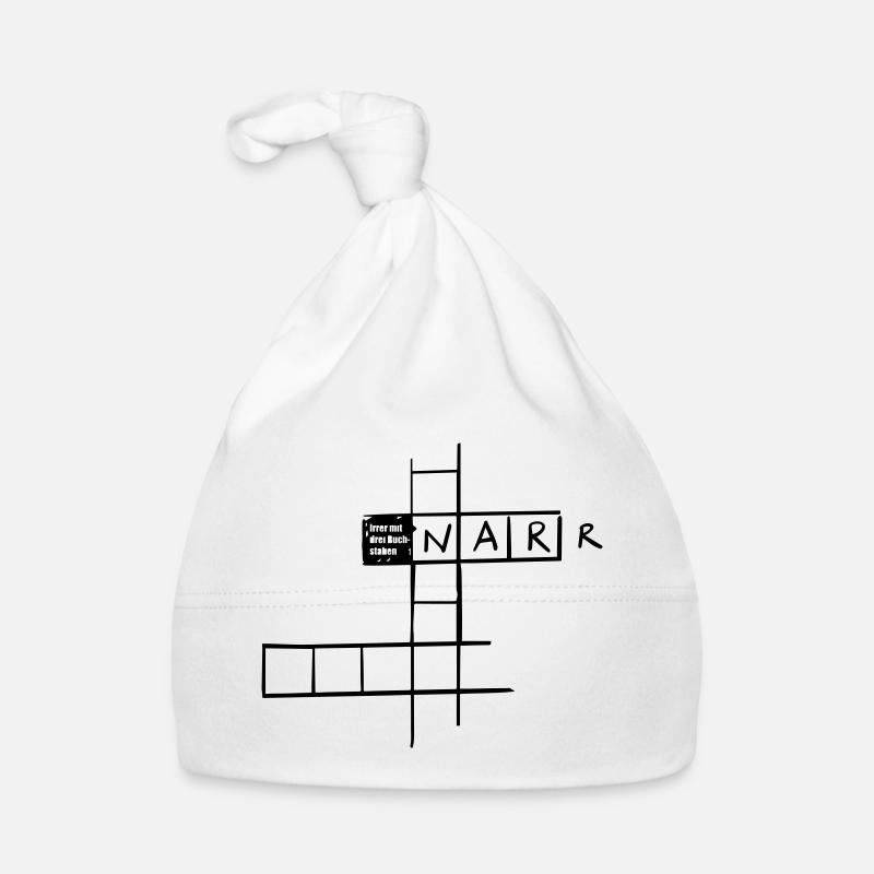 Lunatic with 3 letters Organic Baby Cap