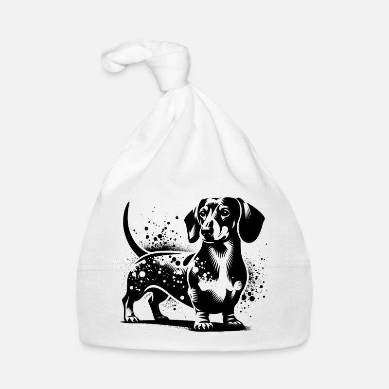 Dackel Baby Bio-Mütze