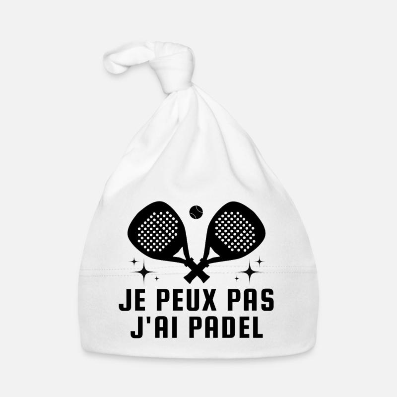 I can't I have padel Organic Baby Cap