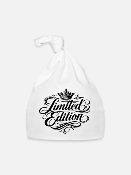 Édition limitée - Bonnet bio Bébé - blanc - Devant