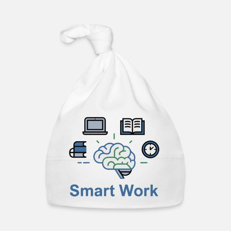 Smart Work Brain Power Organic Baby Cap
