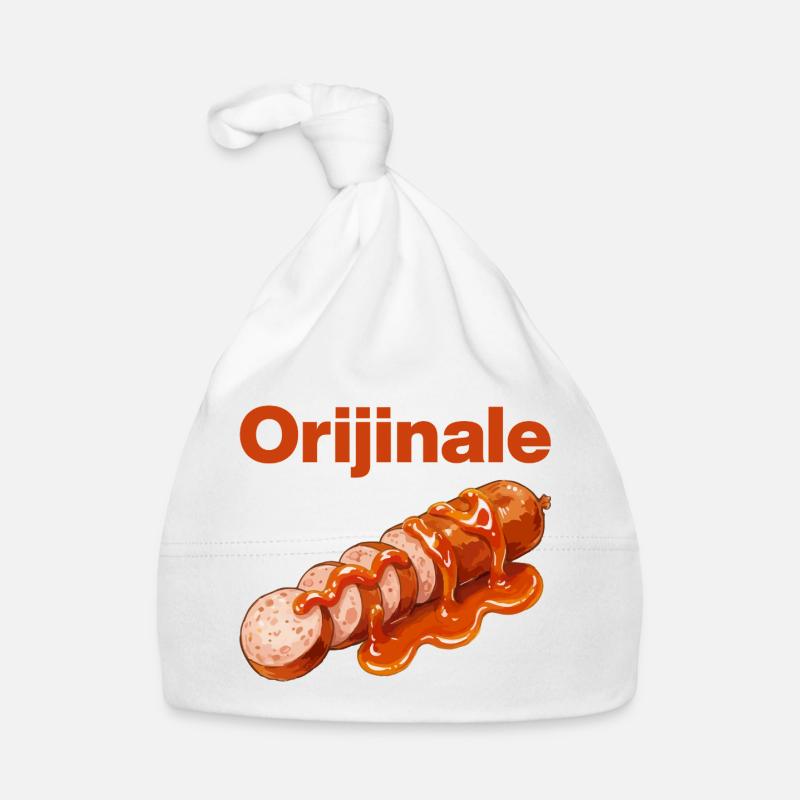 ORIJINALE CURRYWURST! Baby Bio-Mütze