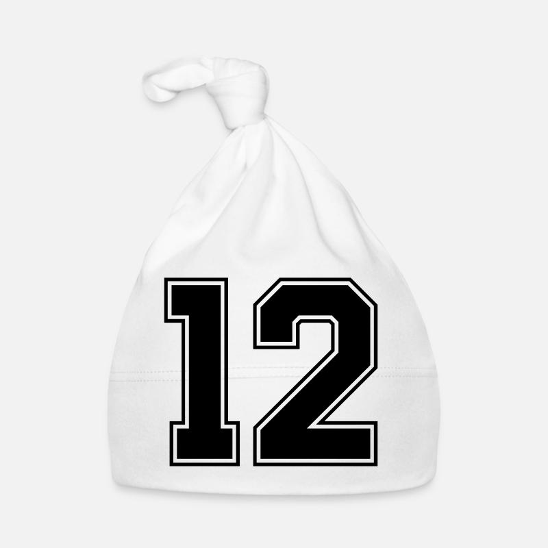 12 Zahl Baby Bio-Mütze
