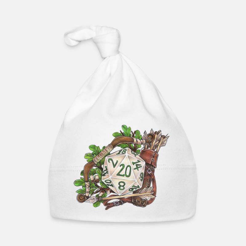 RPG Tabletop D20 Dice Gift Ranger Organic Baby Cap