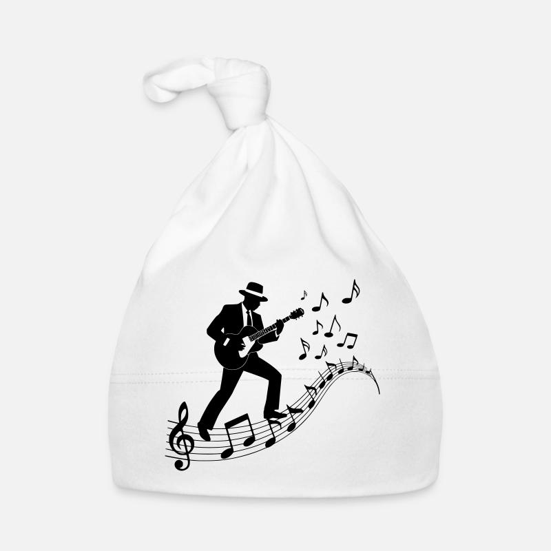 Musicien de blues Bonnet bio Bébé