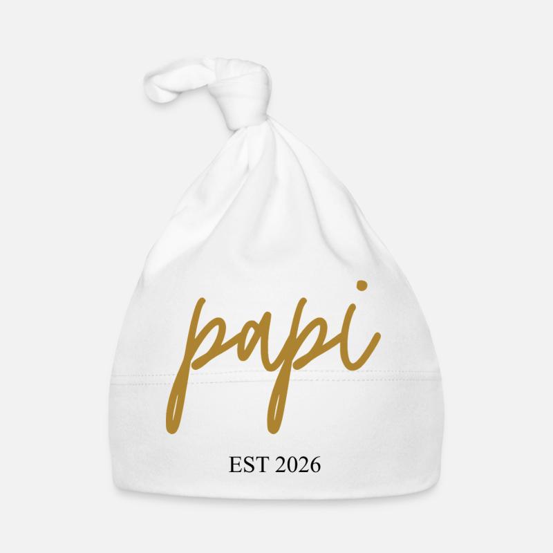 Papi est 2026 Organic Baby Cap