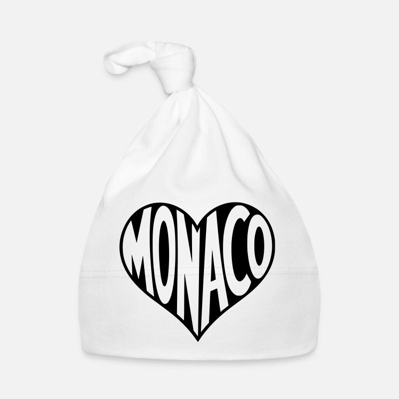 Monaco au cœur Bonnet bio Bébé