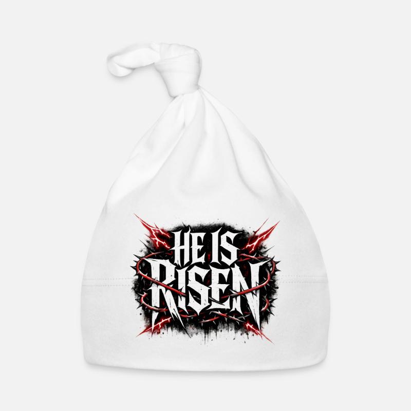 He is risen Baby Bio-Mütze