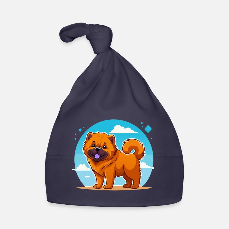 Chow-Chow (Comic) Baby Bio-Mütze