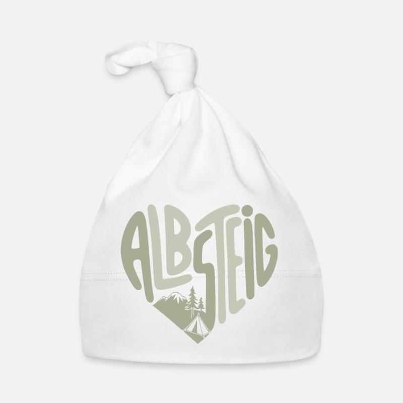 Albsteig Heart Mountain Forest Organic Baby Cap