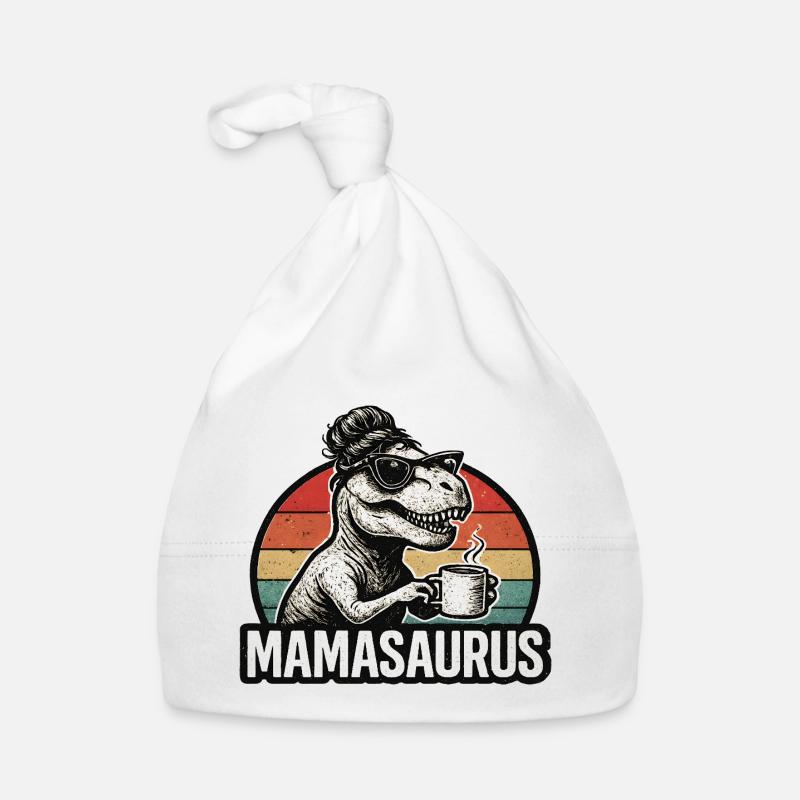 Mamasaurus Mama Mutter Geschenkidee Humor Lustig Baby Bio-Mütze