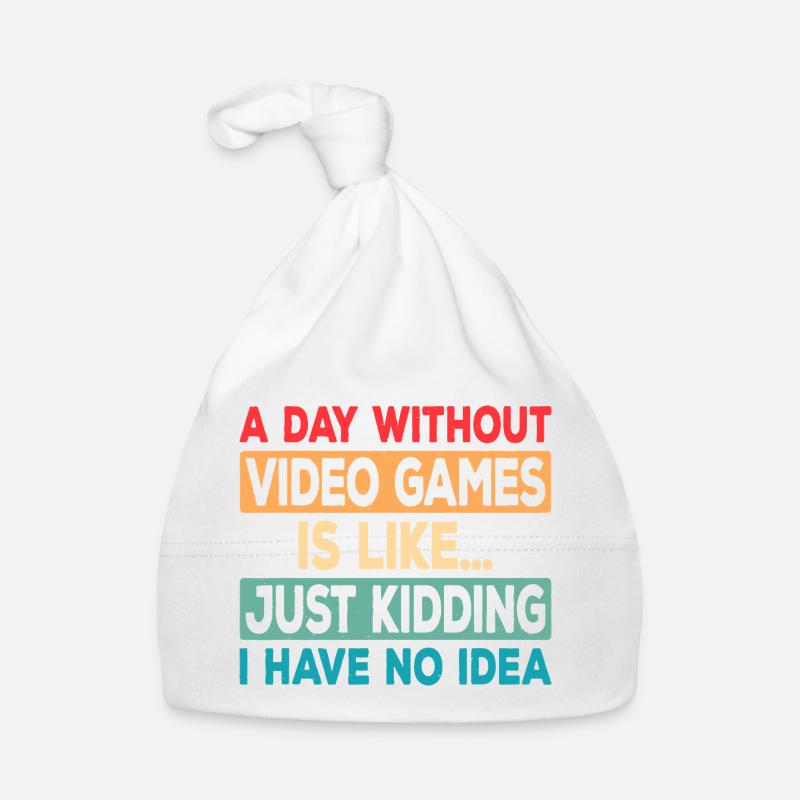 Game Day Absence Joke Tee Organic Baby Cap