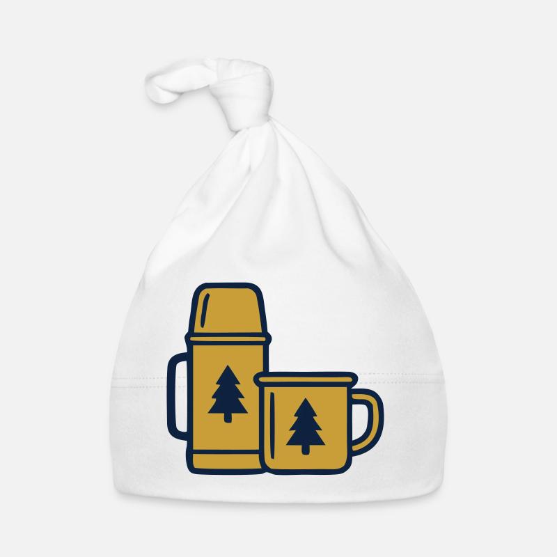 Thermos Mug Camping Forêt Bonnet bio Bébé