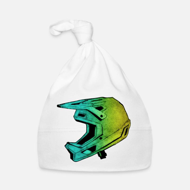 MTB FullFace Helmet - Hand Carved Printable Organic Baby Cap