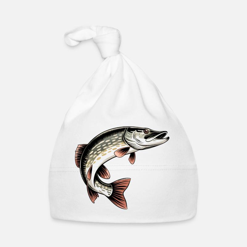 Predatory Pike Organic Baby Cap